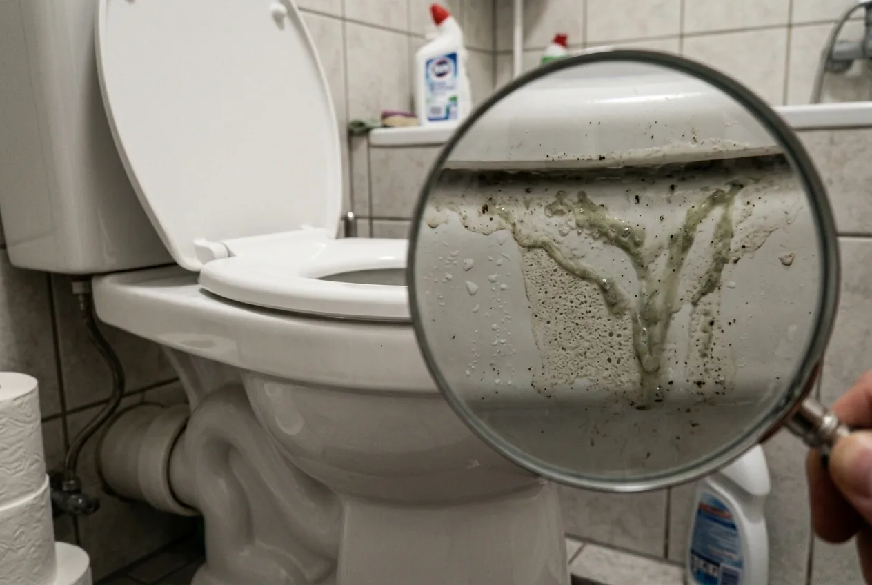 Bakterien und Keime in der Toilette